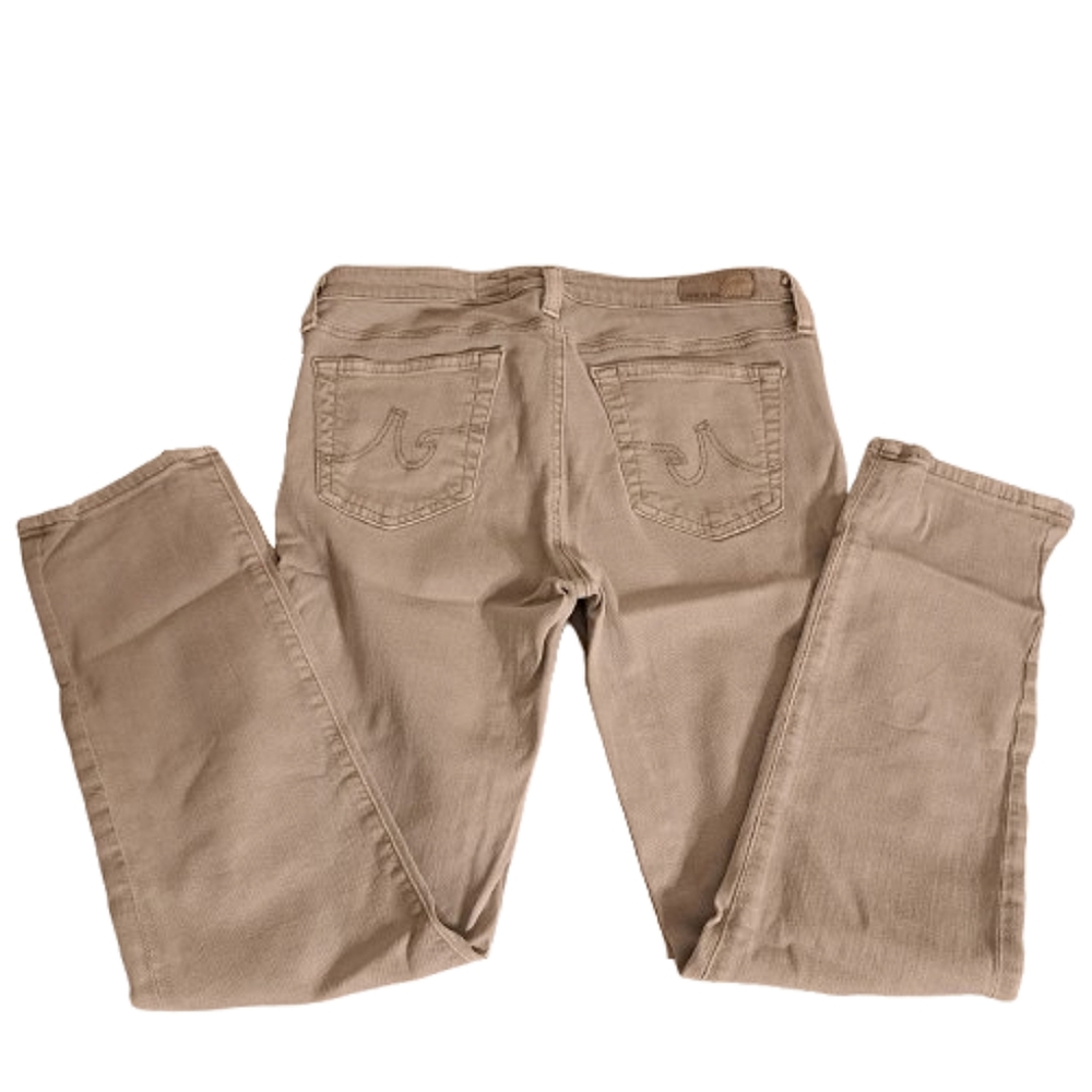 AG Adriano Goldschmied Women's Cropped Jeans in Light Taupe